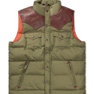 Vintage Penfield Olive Drab Stapleton Down Vest Sz XL